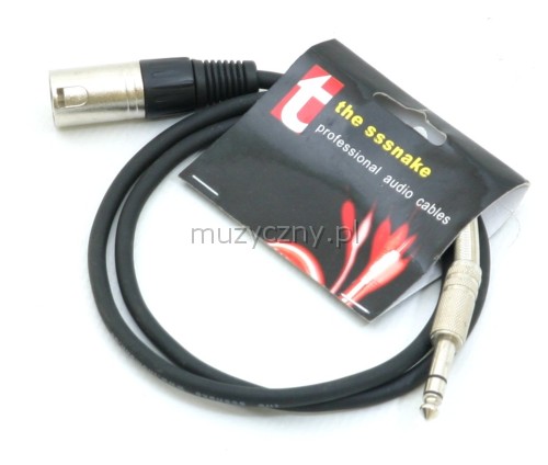 Sssnake MXP2009 cable XLR-M/TRS 0.9m