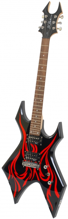 BC Rich Warlock Metal Master Tribal Fire M electric guitar