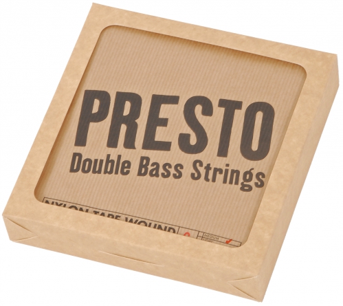 Presto Nylon Tape Wound – 3/4 Double Bass Nylon Medium Strings