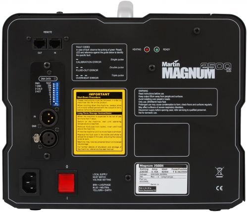 Martin Magnum 2500 Hazer (900W / 2500 m3 min mga) opcjonalny DMX
