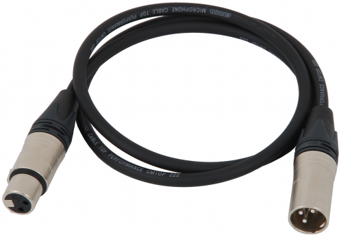 Cordial CXX XLR-F / XLR-M CMTOP mounted microphone cable 1m