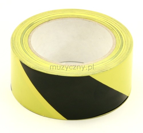 Gaffa Hazard Warning PVC Tape (black-yellow )