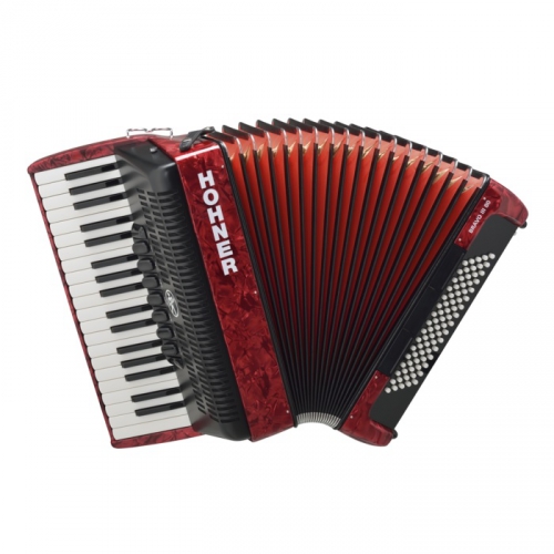 Hohner Bravo III 80 accordion (red)