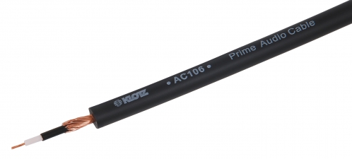 Klotz AC106 SW instrument cable (black), IY106 successor