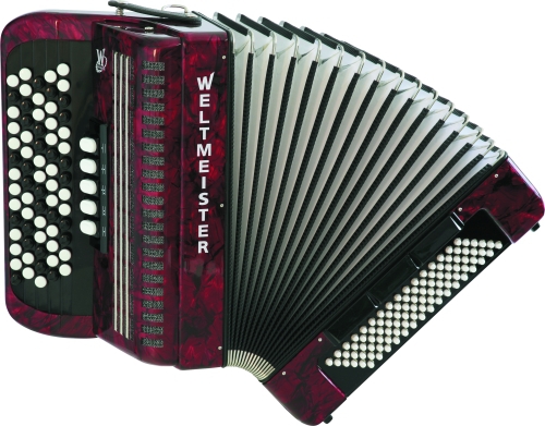 Weltmeister Romance 703  70/96/III/5/3 button accordion