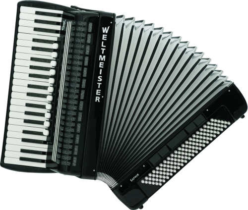 Weltmeister Saphir 41/120/IV/11/5 Piccolo accordion, black