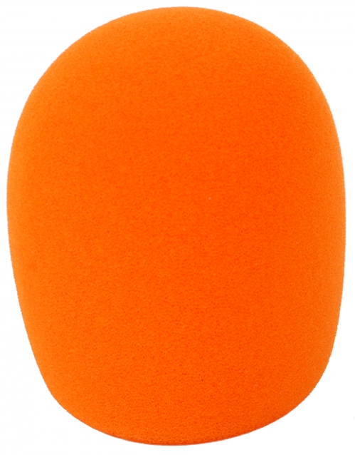 4Audio WS2 foam windscreen for microphone, orange