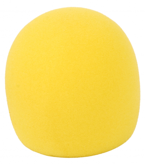 4Audio WS2 foam windscreen for microphone, yellow