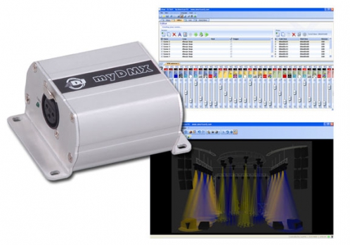 American DJ MyDMX interface DMX + software American DJ MyDMX interface DMX + software
