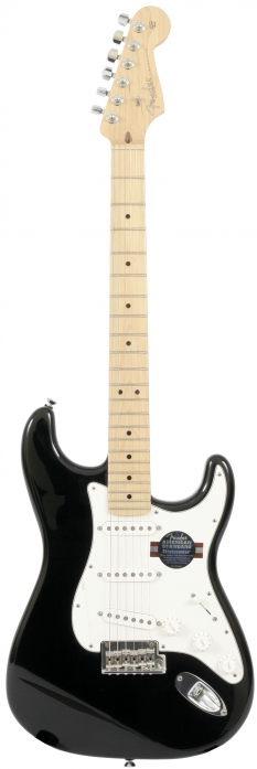 Fender American Stratocaster MN Black gitara elektryczna, podstrunnica klonowa