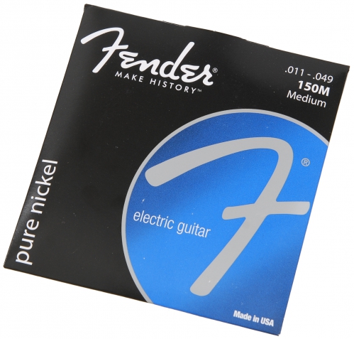 Fender 150M electric pure nickel guitar strings 11-49