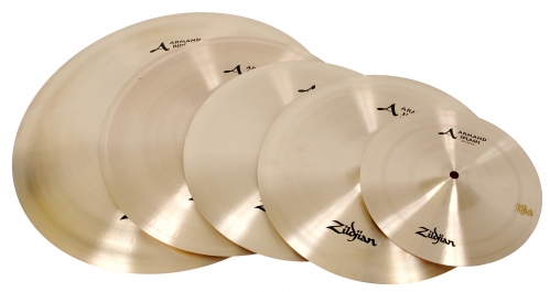 Zildjian Armand Promo Pack,10″ Splash, 14″ Hi-hat, 16″ Medium Thin Crash, 20″ Ride