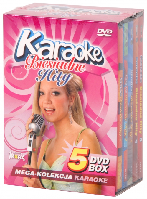 AN Biesiadne Hity Karaoke vol. 1 5 DVD BOX