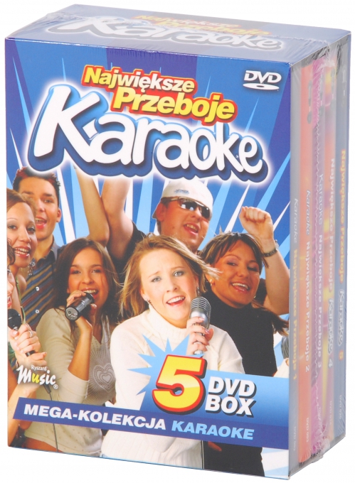 AN Najwiksze Przeboje Karaoke vol. 1 5 DVD BOX