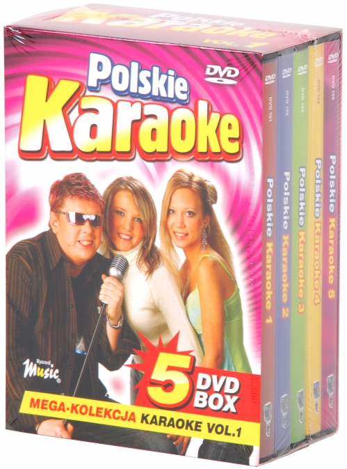 AN Polskie Karaoke vol. 1 5 DVD BOX