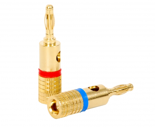 Vitalco 00332 gold-plated plug, pair