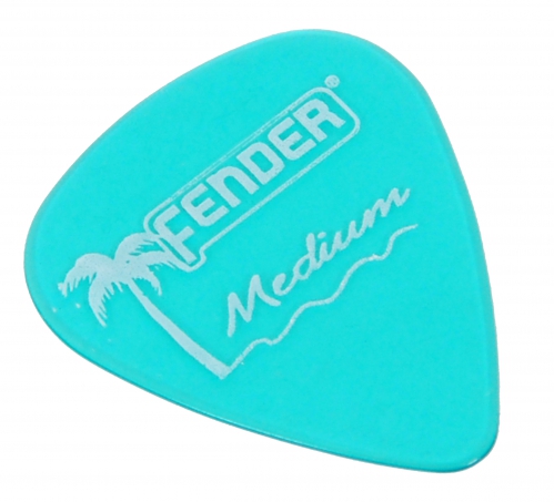 Fender California Clear medium green pick
