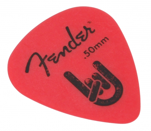 Fender Delrin 0.50 red pick Rock-On