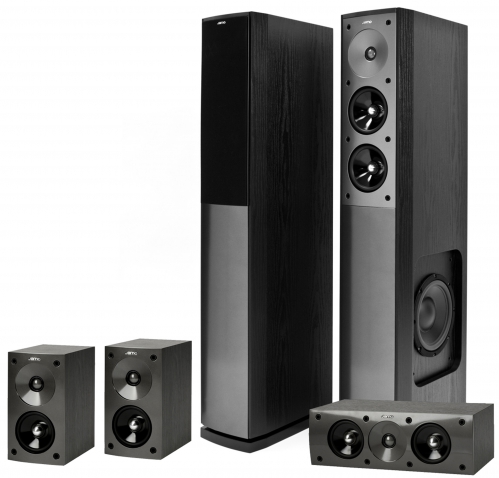 JAMO S 606 HCS3 speaker set, Black