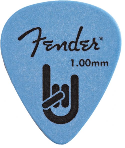 Fender Delrin 1.14 blue pick