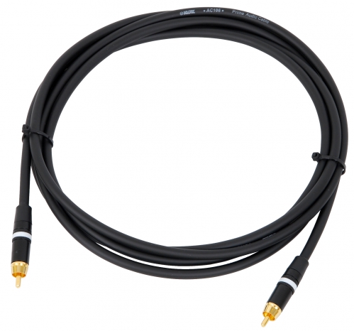 Klotz AC106 subwoofer cable 3m, RCA Neutrik plugs