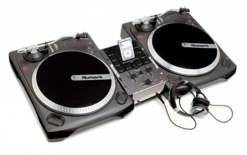 Numark iBATTLE PACK 2 x turntable TT1625 + mixer iM1 + headphones HF125