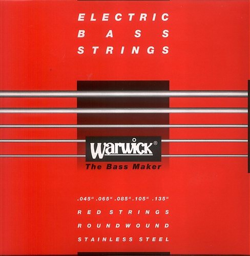 Warwick 42301 Red Lab Stainless Steel Bass Guitar Strings (45-135)