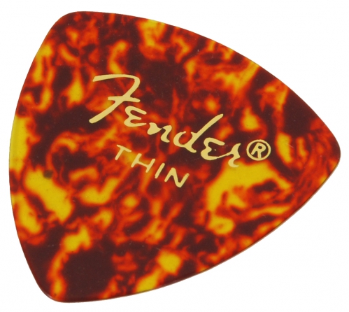 Fender Shell Pick Thin 346 pick
