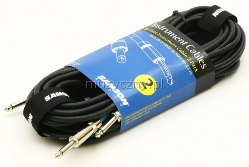 Samson IC-20 guitar cable 6.5m / 2 pcs
