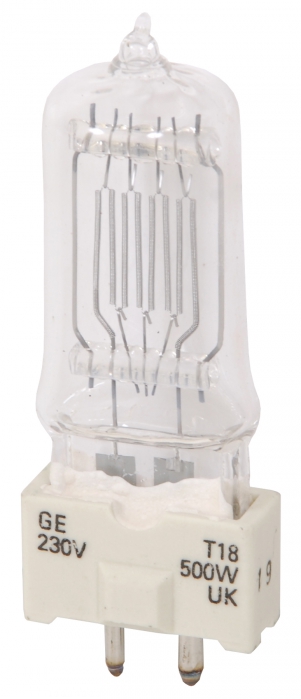 GE T18 230V/500W GY 9,5 halogen bulb