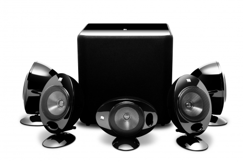 KEF KHT2005 speaker set Uni-Q, polished ebony