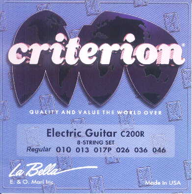 LaBella C200R Criterion Electric Guitar Strings 10-46