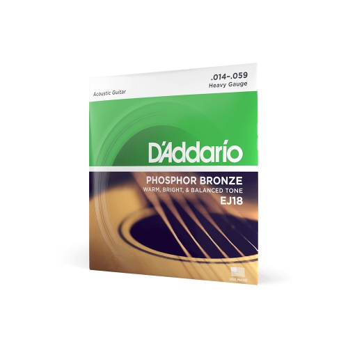 D′Addario EJ-18 acoustic guitar strings 14-59