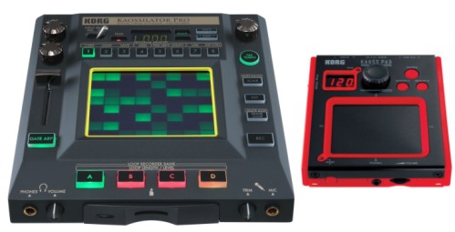 Korg Kaossilator Pro dynamic synthesizer / looper / vocoder + Korg mini KP effect processor