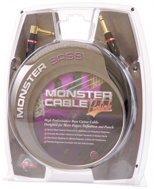 Monster Bass 12A instrument cable J-angle J