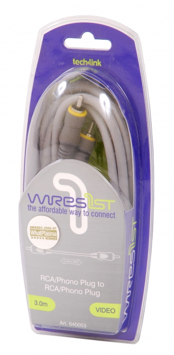 Techlink 640053 Cable 1 x RCA, 3m