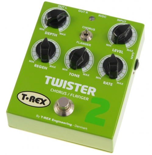 T-Rex The Twister 2 chorus/flanger guitar effect pedal
