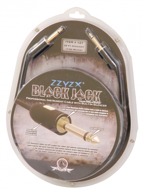 ZZYZX Snap Jack Guitar cable j/j 7.62m