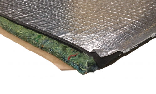 Blacktop with Poroso layer reinforced by aluminium foil 1m x 1m x 0,13m Blacktop with Poroso layer reinforced by aluminium foil 1m x 1m x 0,13m