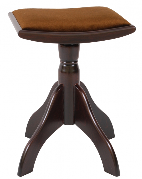 Grenada TA 4 Rosewood, matt rosewood piano stool, brown padding