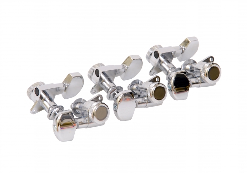 Schaller 2900 M6I CR 3L-3R guitar tuning machines, blocked