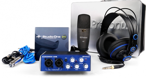 Presonus 1Box Studio USB interface audio, recording set