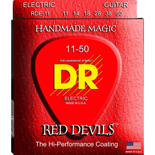 DR K3™ RED DEVILS™ RDE-11 Heavy electric guitar strings 11-50