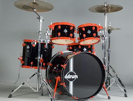 DDrum Diablo 1 drum set black-red