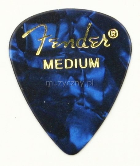 Fender Premium Celluloid medium blue pick