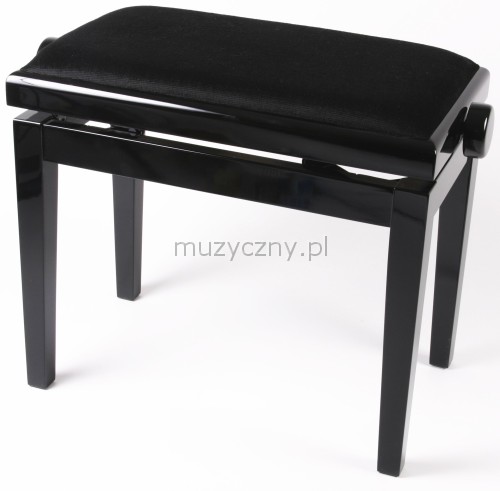 Akmuz adjustable piano stool black gloss