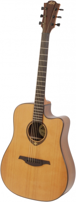 Lag GLA-T300DCE acoustic guitar with EQ Tramontane