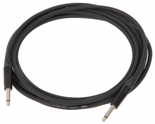 Klotz AC110 SW 5 m guitar cable 2 x Jack, black