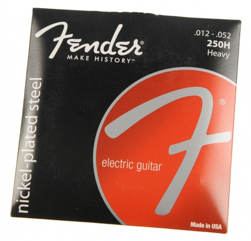 Fender Super Nickel Plated Steel 250H electric guitar strings 12-52