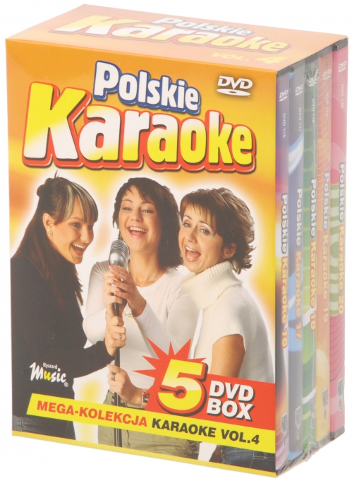 AN Polskie Karaoke vol. 4 5 DVD BOX